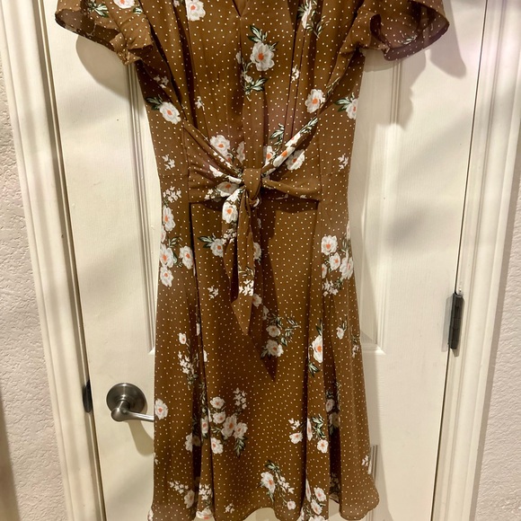 NEW NWT Ann Taylor Factory Dress Floral - Picture 9 of 9